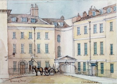 Downing Street, 1851 da Thomas Colman Dibdin